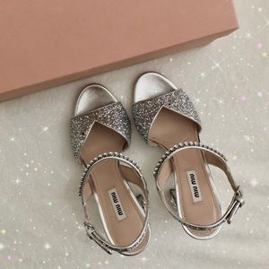 🚫Sold out🚫Miu Miu GLITTER SANDALS 36